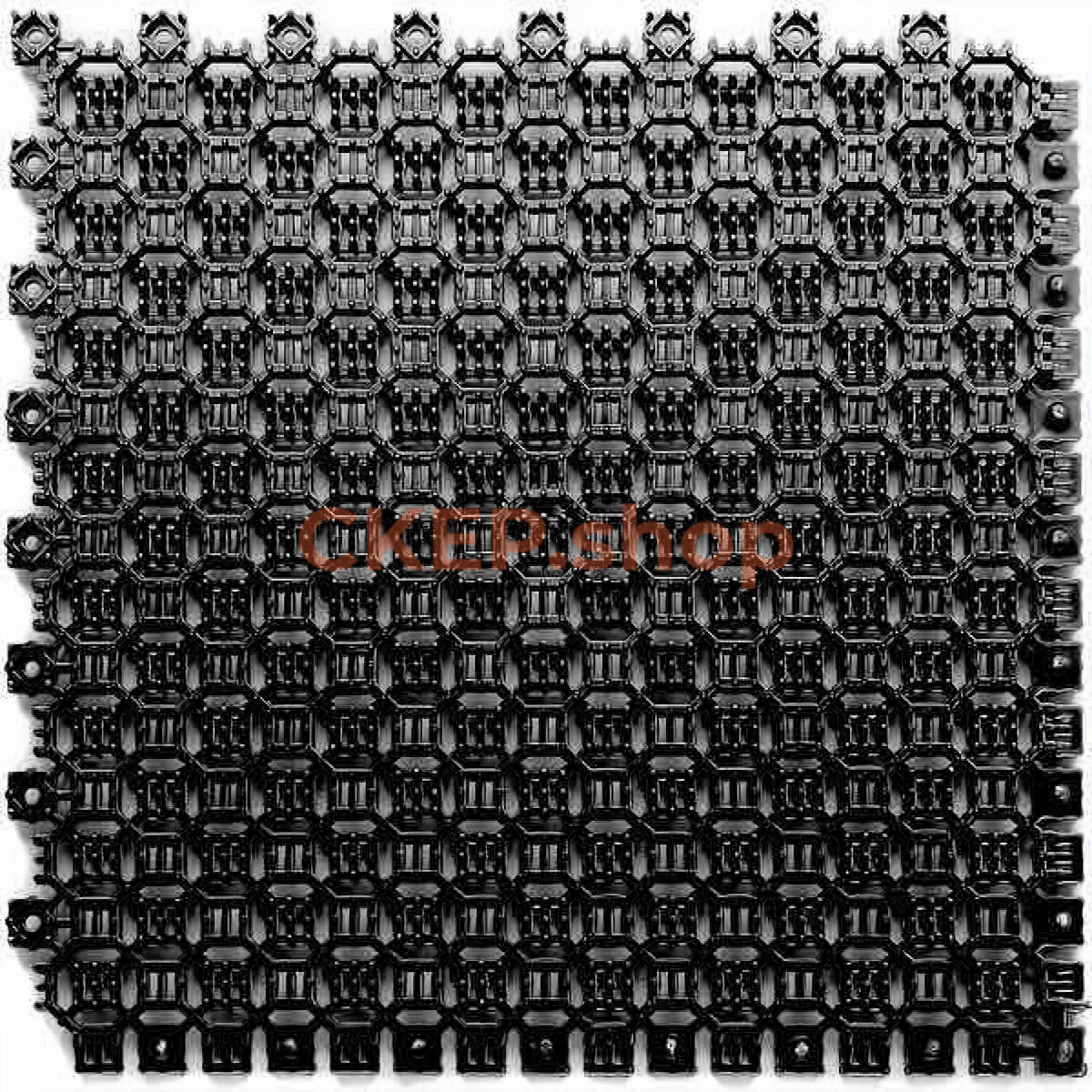 Модульное покрытие Sold Clean ПВХ 250х250, 9 мм, черное Модульное покрытие Sold Clean ПВХ 250х250, 9 мм, черное